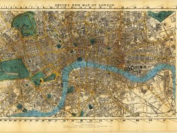 Smith's New Map of London, 1860